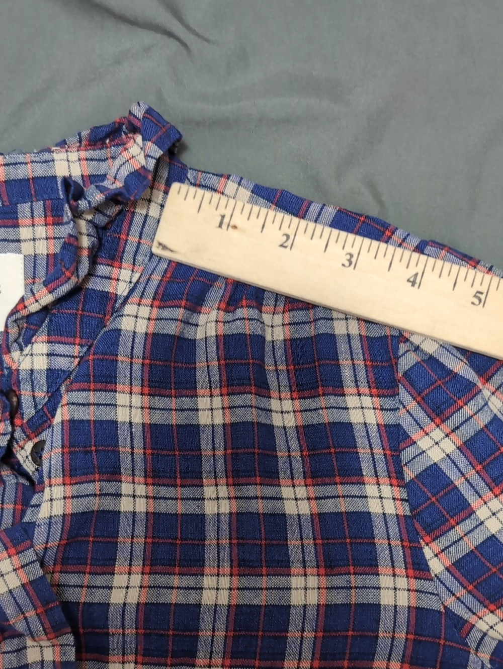 Sézane Chloé Plaid Top, Size 36 - Picture 10 of 13